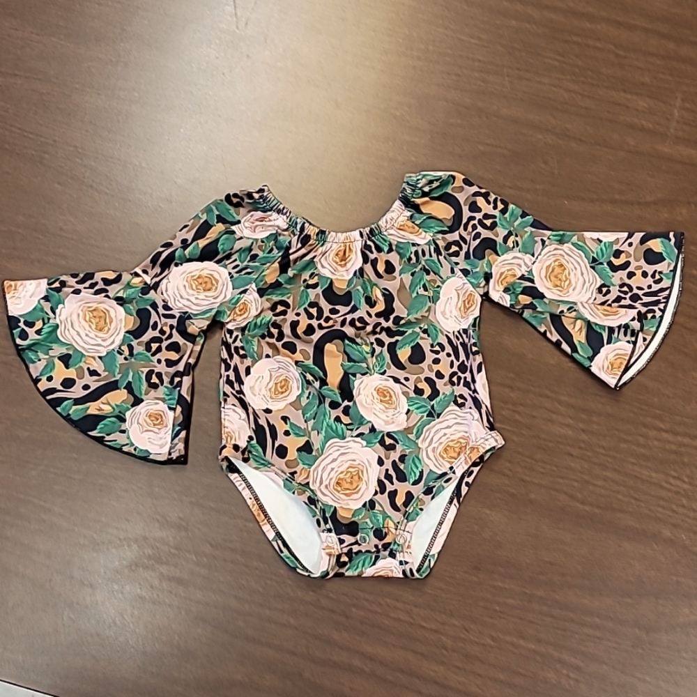 Bell sleeved onesie